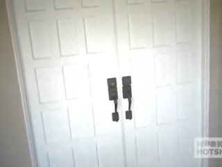 Great teen brunette Harmony Wonder gets her throat and ass fucked
