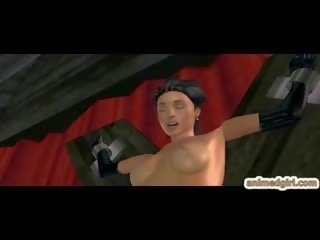 Captive hentaý gets dildoed amjagaz by getto anime