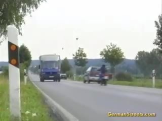Young german picked up for kasar double penetration.