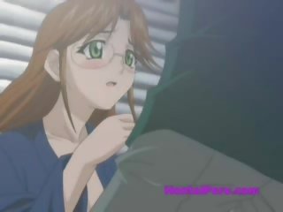 Big tit hentai lassie learns to suck a boner and oral SpermsHot