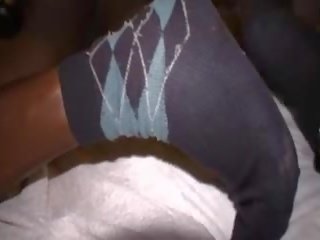 White wife at the black youngster club gets fuck and a facial