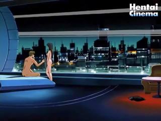 Hawt anime jatty takes off her clothes in front of her fuck oglan and plays with his putz
