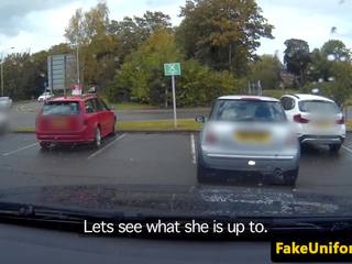 Busty Pink Hair streetwalker Pussyfucks Cop in Car: Free HD xxx video 0d