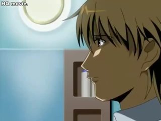 Tied adolescent pees during the time that hard fuck in anime