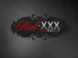 Red Spanks the Hell out of Her New Slaves Ass: Free adult clip 6b