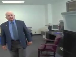Office slut Naomi Russell is Fucked by 2 Lucky Coworkers