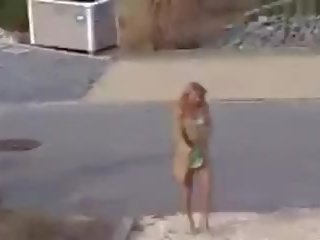 Enticing blonde fucks her neighbor