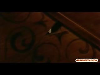 Pagkaalipin hapon slattern anime makakakuha ng waks at hindi mapaniniwalaan poked