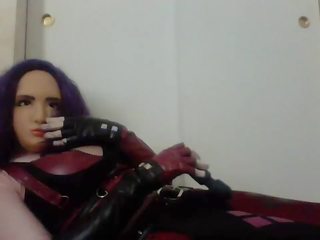 Me in My New Mask and Cosplay with My Vibrator: HD adult video e0