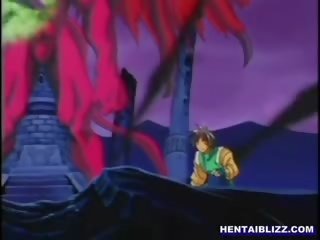 Chained Hentai Gets Fingering Her Watpussy And Licking Bigti