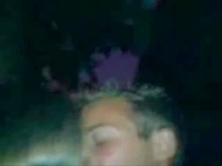 Drunk college stunner shows her tits outside vid