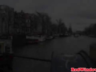 Real dutch hooker rides and sucks dirty movie trip buddy