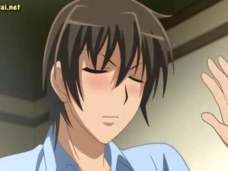 Grand groovy hentai gets cunt fingered