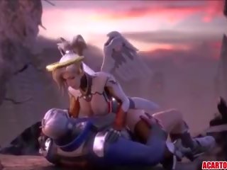 Overwatch mercy xxx film birleşmek for fans, kirli film video 80