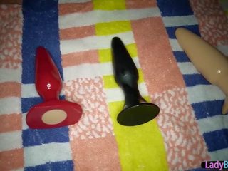 Petite ladyboy in a dirty movie chair gets crempied POV style