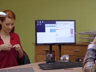 Loan4k loan agent can assist red-haired femme fatale if she