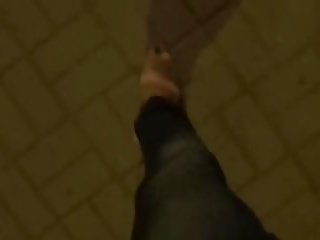 Walking in platform sandals