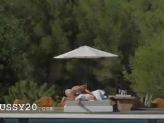 Wine Sunbed And Exclusive dirty film