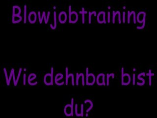 Blowjobtraining tedesco