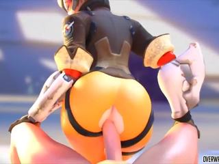 Libidinous a nezbedný tracer od overwatch dostane kočička.