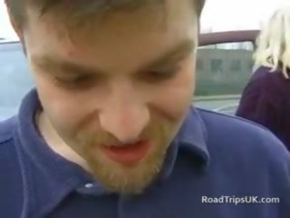 Daring Flashing on the Roadtrip Before an Orgy: adult clip af