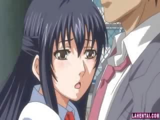 Hentai seductress gets fucked outdoors