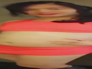 Voluptuous Muscular Asian CD Regina Tifa in Pink Dancing Flex
