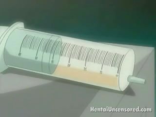 Tërheqës hentai infermiere duke pidh injected nga një plot epsh md