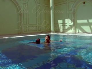 Olla oglaebina & irina russaka sensational teens underwater.