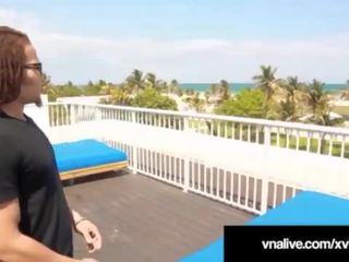 Bbw angelina castro je razbijalo na hotel roof - vnalive.com!