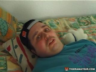 Hairy Teen cutie Getting Fucked by a Fat Guy: dirty clip ac