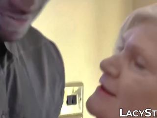Hottest gilf lacey starr pangmukha sa panlabas pagsasama ng magkaibang lahi