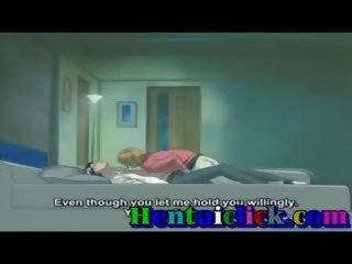 Dapper hentai gej moški foreplayed in xxx film
