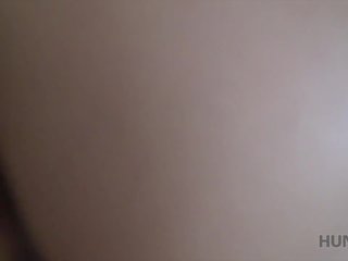 Man recorded on camera how he picked up slutty brunette