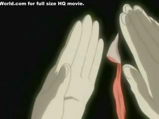 Cartoon doll is ashamed of X rated movie pleasure