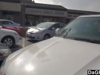 Magnificent incredible streetwalker fucked on backseat