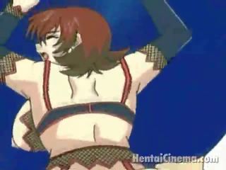 Nakakaakit manga floozy sa damit na pitis pagkuha pamamasa mali screwed aso estilo