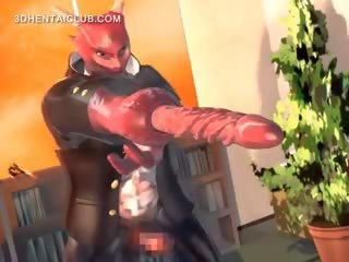 Anime diva fucked by tentacles in 3d hentaý school kirli video