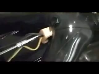 Daňmak letex bage gets machine fucked, ulylar uçin clip f0