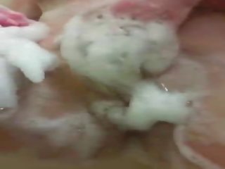 Lover Showering And Fingering Herself
