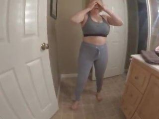 Big tits fantastic ass sporty GILF
