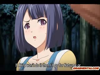 Hentai seductress Gets Fingered Ass And Squeezed Her Bigtits