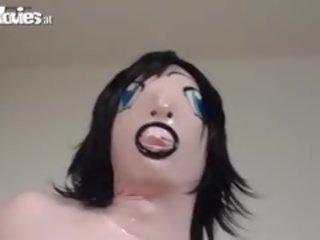 Diva Poses In Weird mistress Latex Costume