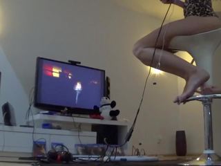 Duke luajtur një horror lojë në i ri playstation 4 vr me.