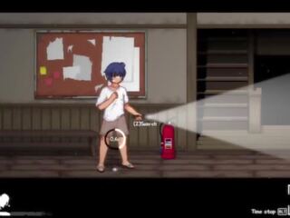 Tag immediately afterwards School &vert;Stage 2&vert; Ghost milfs massage boy's putz doing a titjob to go ahead him cum &vert; Hentai Game Gameplay &vert; P2