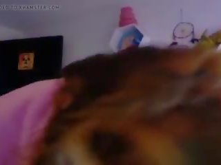 La pelirroja haciendo travesuras en casa, kirli clip 37