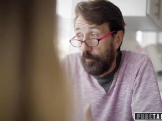 Pure gadagan step dad manipulates step-daughter into xxx clip