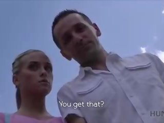 Hunt4k her kiçijek gyzyň bampery in blue jynsy for little pul.