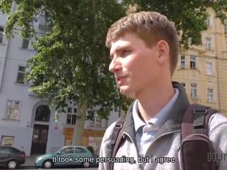 Hunt4k njeri pays simpatik turist para për quickie në