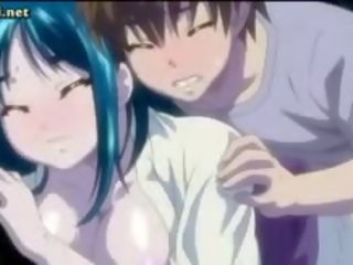 Anime street girl Takes It Hard In Her Tight Hole